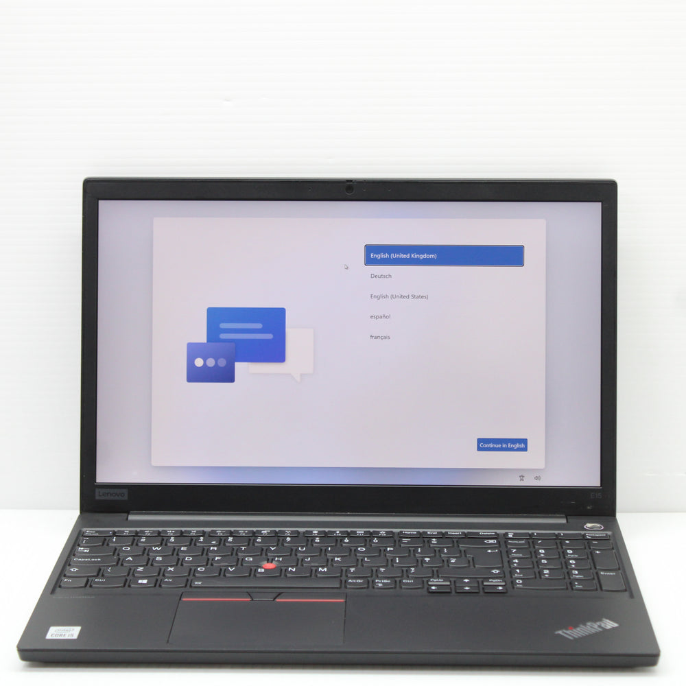 Lenovo ThinkPad i5 Laptop E15 15.6 in 8GB RAM 256GB NVMe Intel 10210U Windows 11