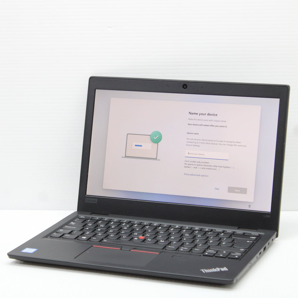 Lenovo ThinkPad i5 Laptop L390 13.3 in 8GB RAM 256GB NVMe Intel 8265U Windows 11