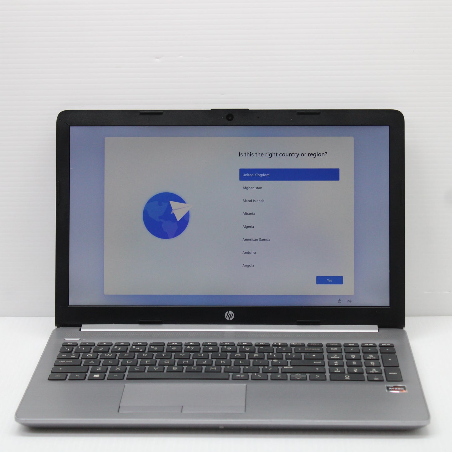 HP Notebook Ryzen 5 Laptop 255 G7 15.6 inch 8GB RAM 256GB AMD 2500U Windows 11