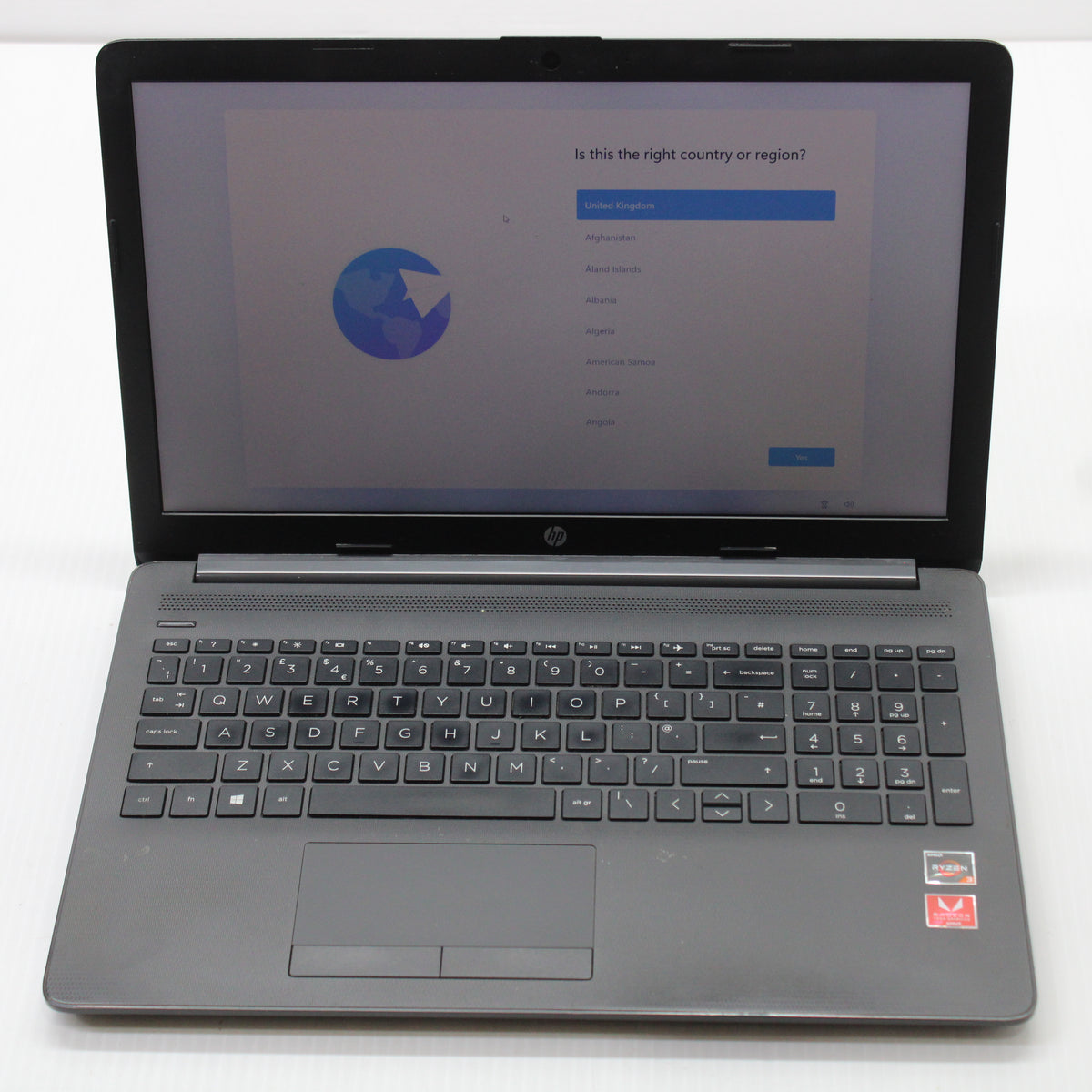 HP NoteBook 255 G7 15.6 inch 8GB RAM 256GB SSD AMD Ryzen 3 2200U Windows 11