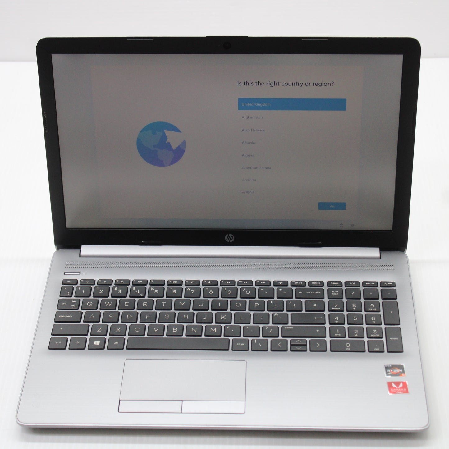 HP Notebook Ryzen 5 Laptop 255 G7 15.6 inch 8GB RAM 256GB AMD 2500U Windows 11