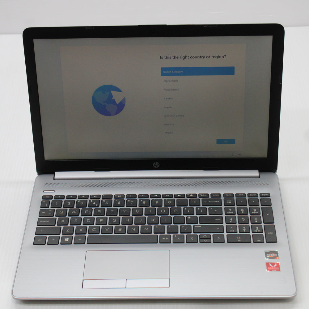 HP Notebook Ryzen 5 Laptop 255 G7 15.6 inch 8GB RAM 256GB AMD 2500U Windows 11