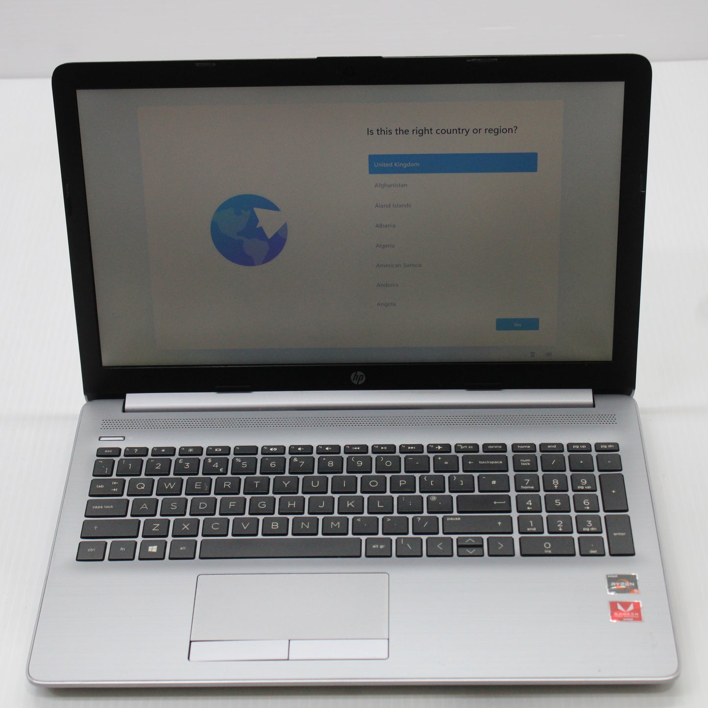 HP Notebook Ryzen 5 Laptop 255 G7 15.6 inch 8GB RAM 256GB AMD 2500U Windows 11