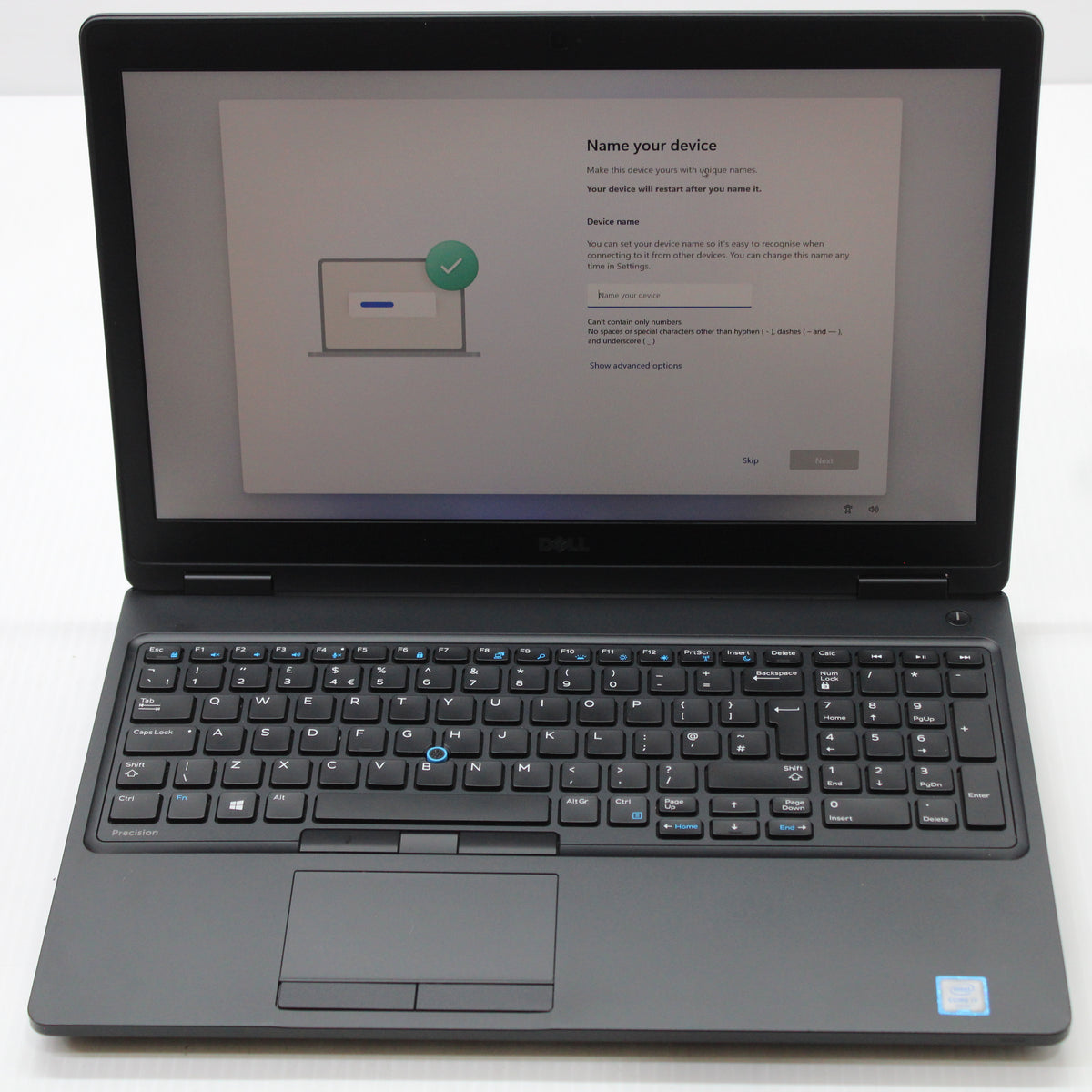 Dell Precision i7 Laptop 3520 15 in 16GB RAM 512GB NVMe Intel 6820HQ Windows 11