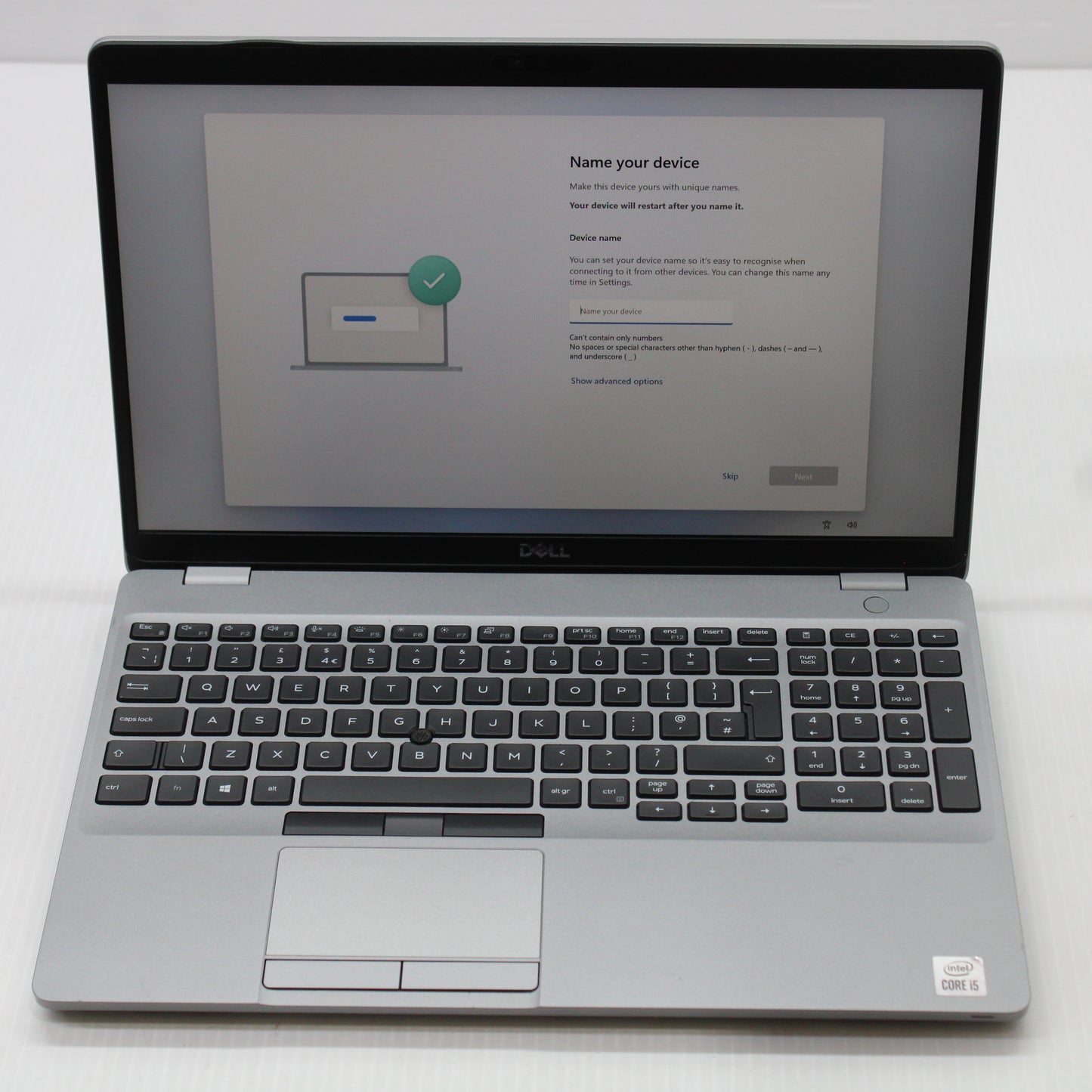 Dell Latitude i5 Laptop 15.6 in 5510 16GB RAM 256GB NVMe Intel 10310U Windows 11