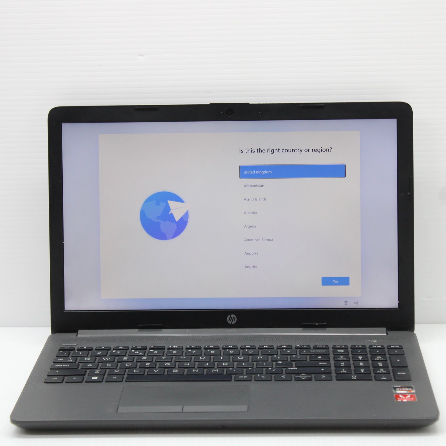 HP NoteBook 255 G7 15.6 inch 8GB RAM 256GB SSD AMD Ryzen 3 2200U Windows 11