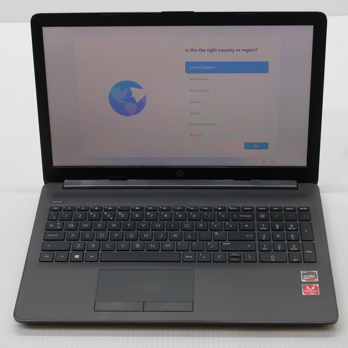 HP NoteBook 255 G7 15.6 inch 8GB RAM 256GB SSD AMD Ryzen 3 2200U Windows 11