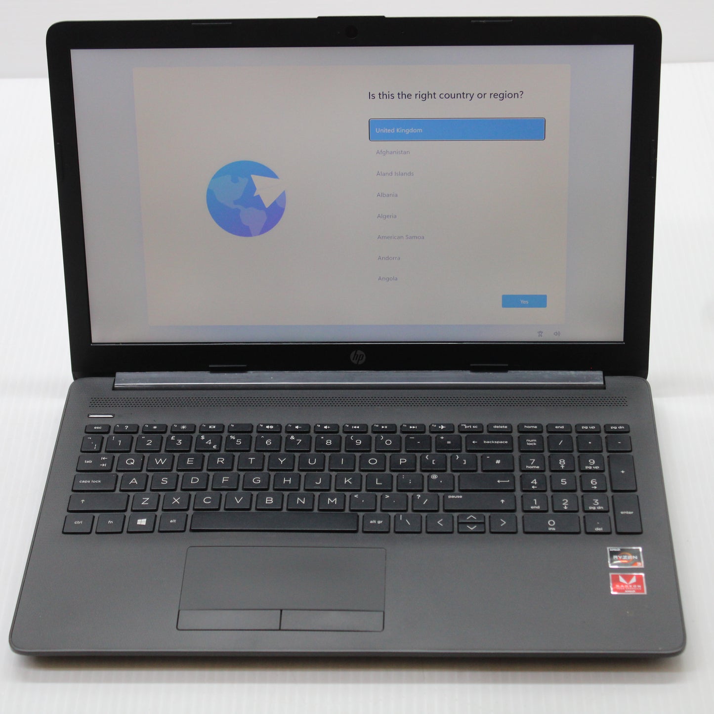 HP NoteBook 255 G7 15.6 inch 8GB RAM 256GB SSD AMD Ryzen 3 2200U Windows 11