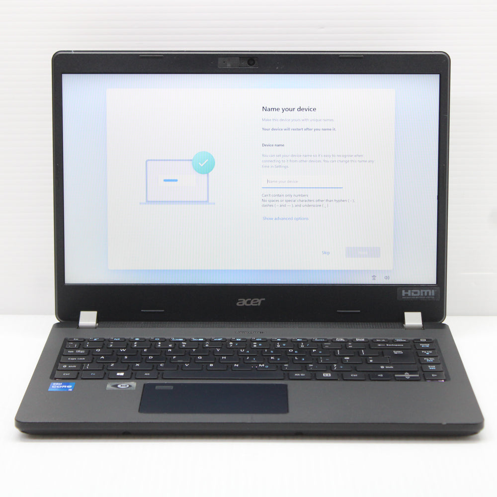 Acer TravelMate i5 Laptop Widnows 11 8GB RAM 256GB NVMe SSD Intel  i5 1135G7