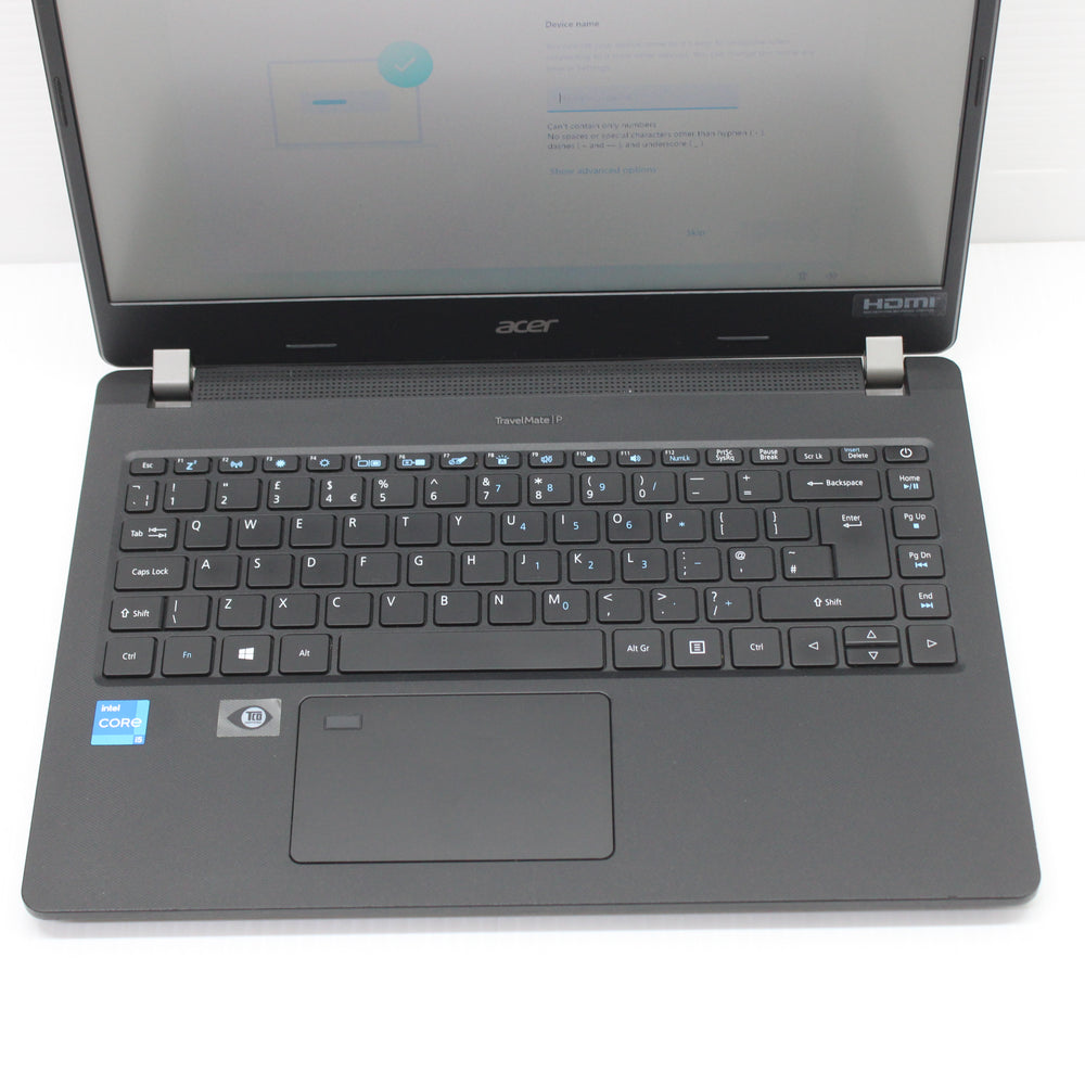 Acer TravelMate i5 Laptop Widnows 11 8GB RAM 256GB NVMe SSD Intel  i5 1135G7