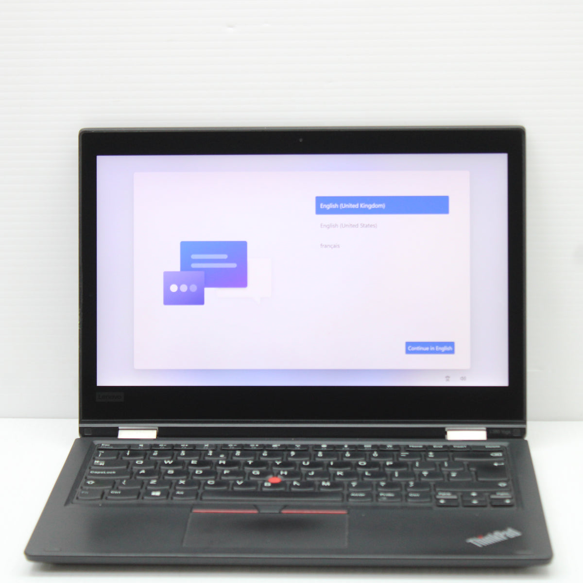 Lenovo ThinkPad L380 Yoga 2 in 1 Touch 13.3 in 8GB RAM 128GB SSD Intel i3 8130U