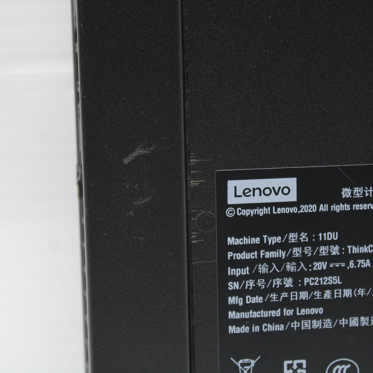 Lenovo ThinkCentre i5 Mini PC M70q 8GB RAM 256GB NVMe Intel 10500T Windows 11