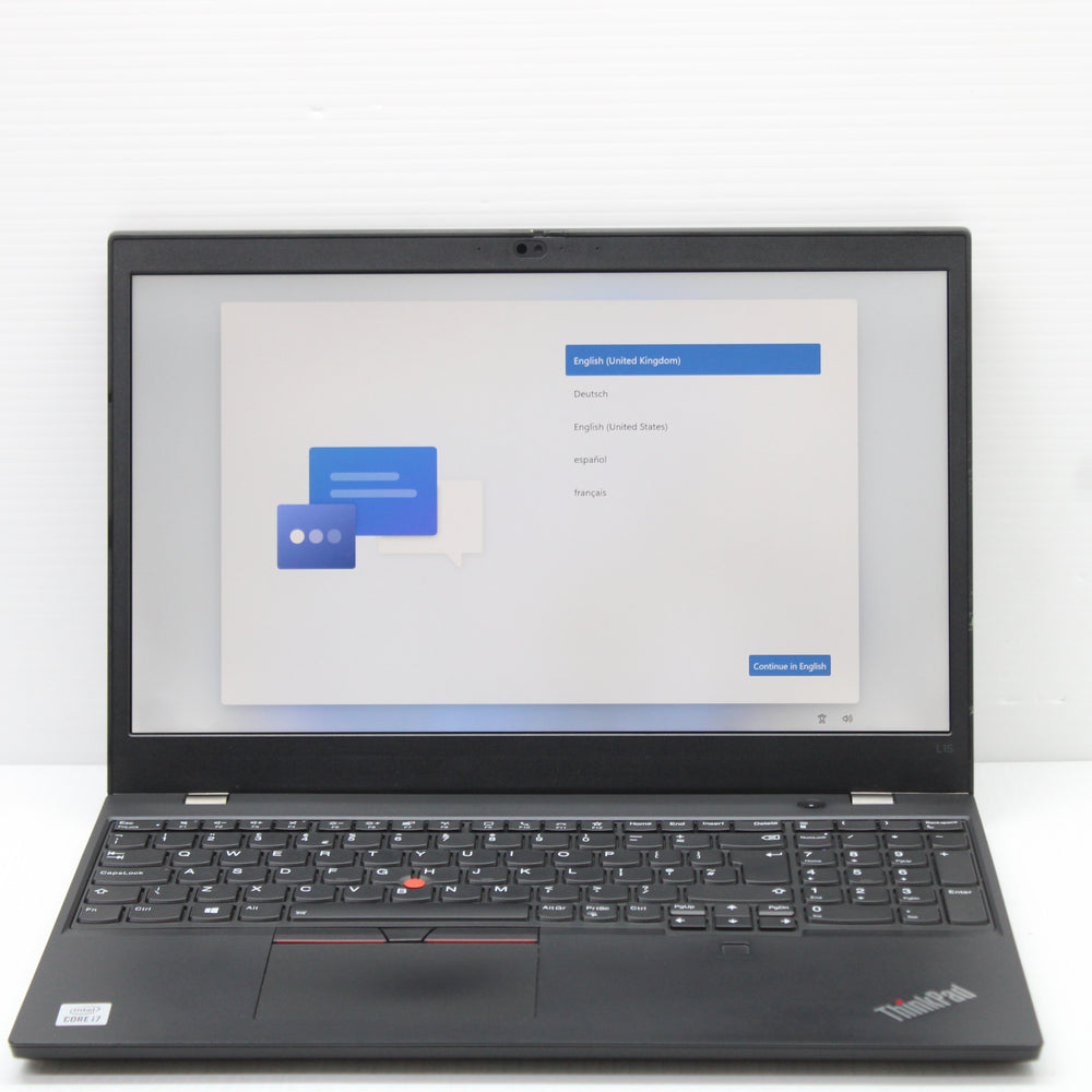 Lenovo ThinkPad i7 Laptop L15 15 in 16GB RAM 500GB NVMe Intel 10510U Windows 11