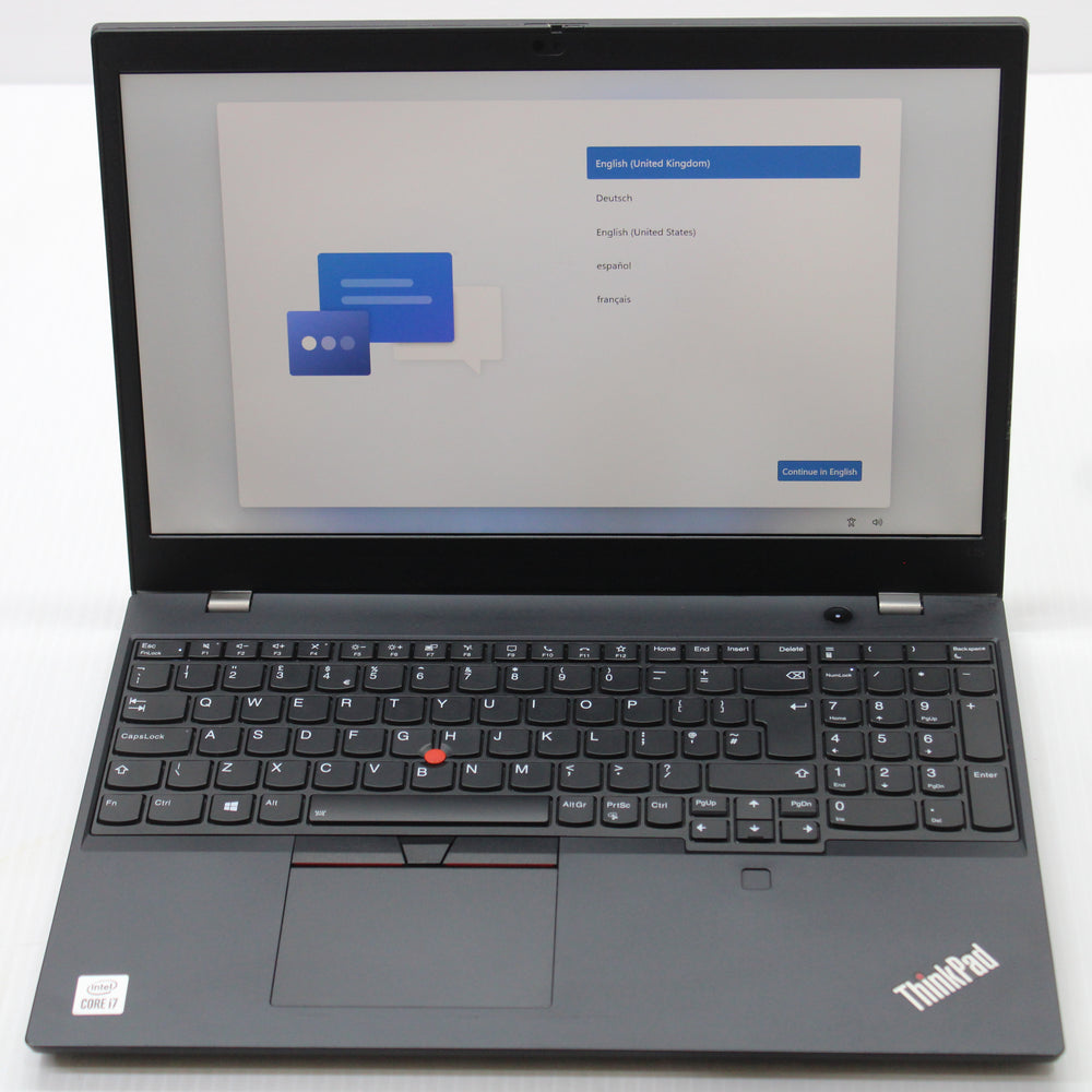 Lenovo ThinkPad i7 Laptop L15 15 in 16GB RAM 500GB NVMe Intel 10510U Windows 11