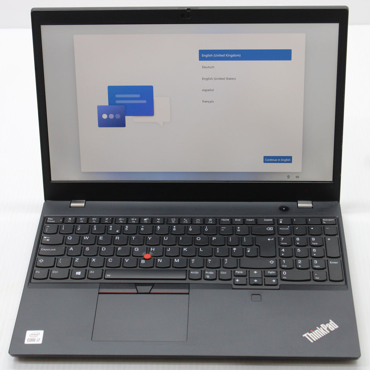 Lenovo ThinkPad i7 Laptop L15 15 in 16GB RAM 500GB NVMe Intel 10510U Windows 11
