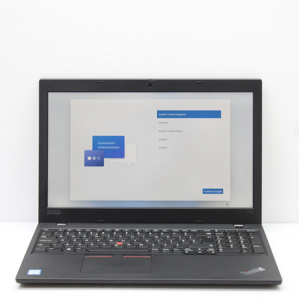 Lenovo ThinkPad i5 Laptop L590 15.6 in 8GB RAM 256GB NVMe Intel 8365U Windows 11
