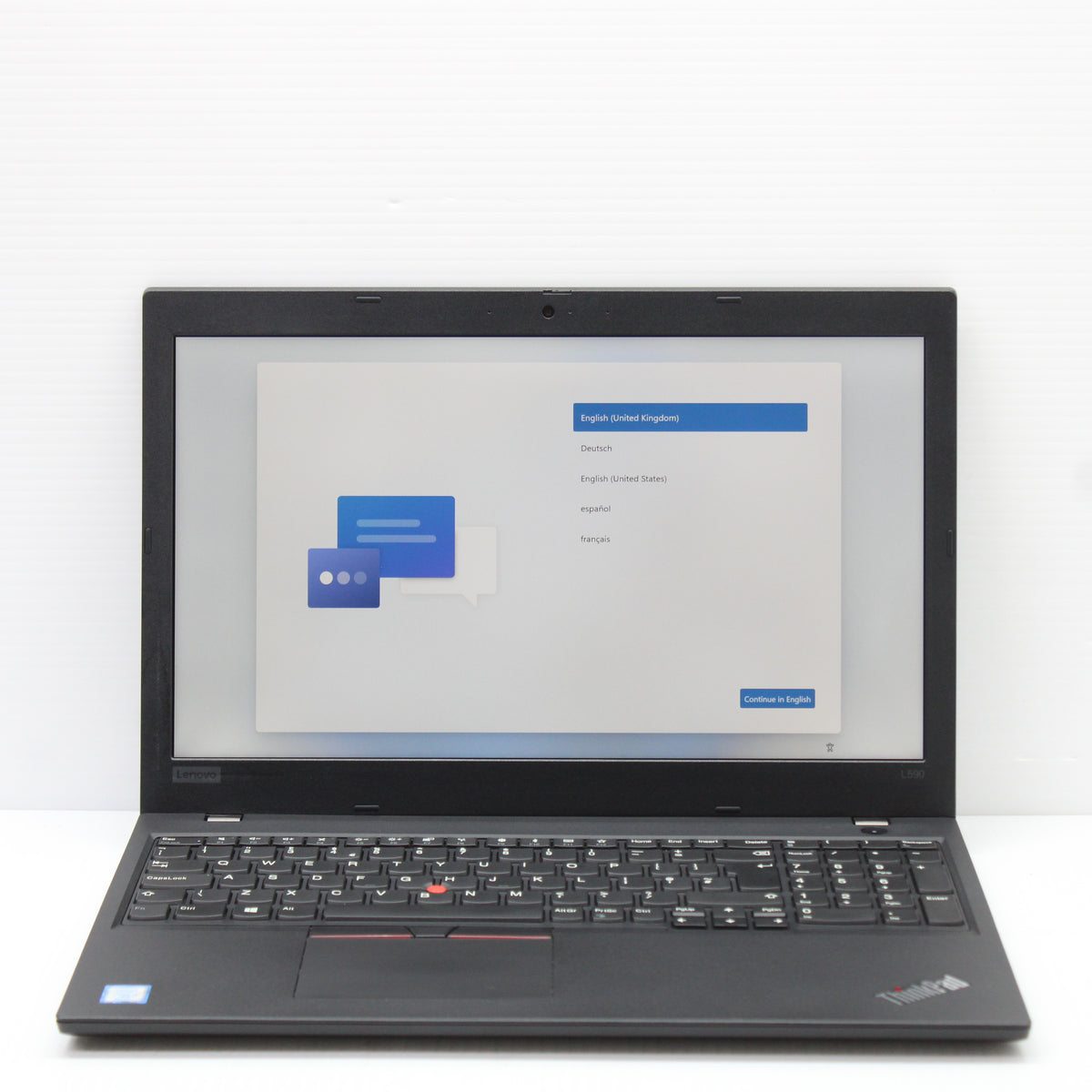 Lenovo ThinkPad i5 Laptop L590 15.6 in 8GB RAM 256GB NVMe Intel 8365U Windows 11