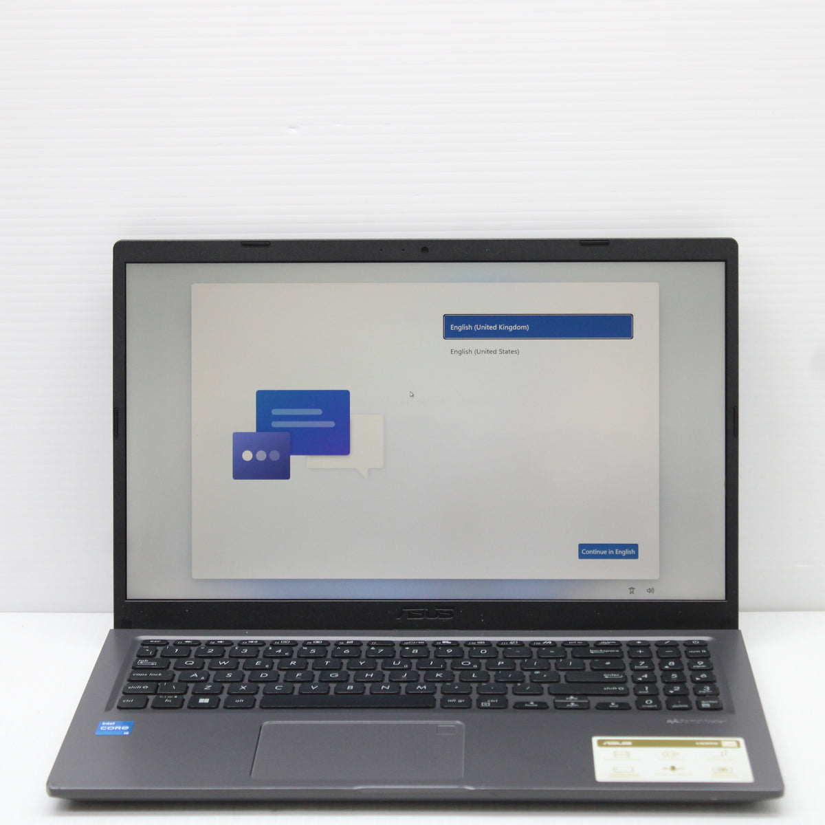 ASUS VivoBook i5 Laptop 15.6 inch 8GB RAM 256GB NVMe SSD Intel 1135G7 Windows 11