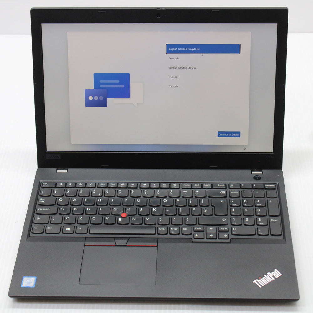Lenovo ThinkPad i5 Laptop L590 15.6 in 8GB RAM 256GB NVMe Intel 8365U Windows 11