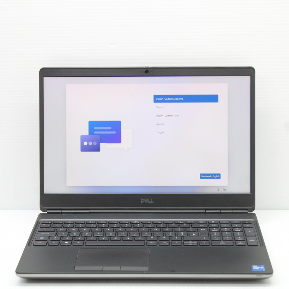 Dell Precision i7 Laptop 7560 15.6 in 16GB RAM 512GB NVMe Intel 11850H RTX A2000