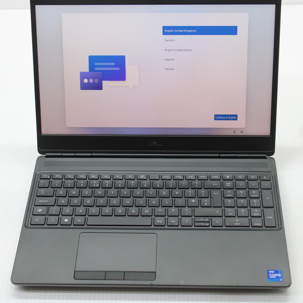 Dell Precision i7 Laptop 7560 15.6 in 16GB RAM 512GB NVMe Intel 11850H RTX A2000