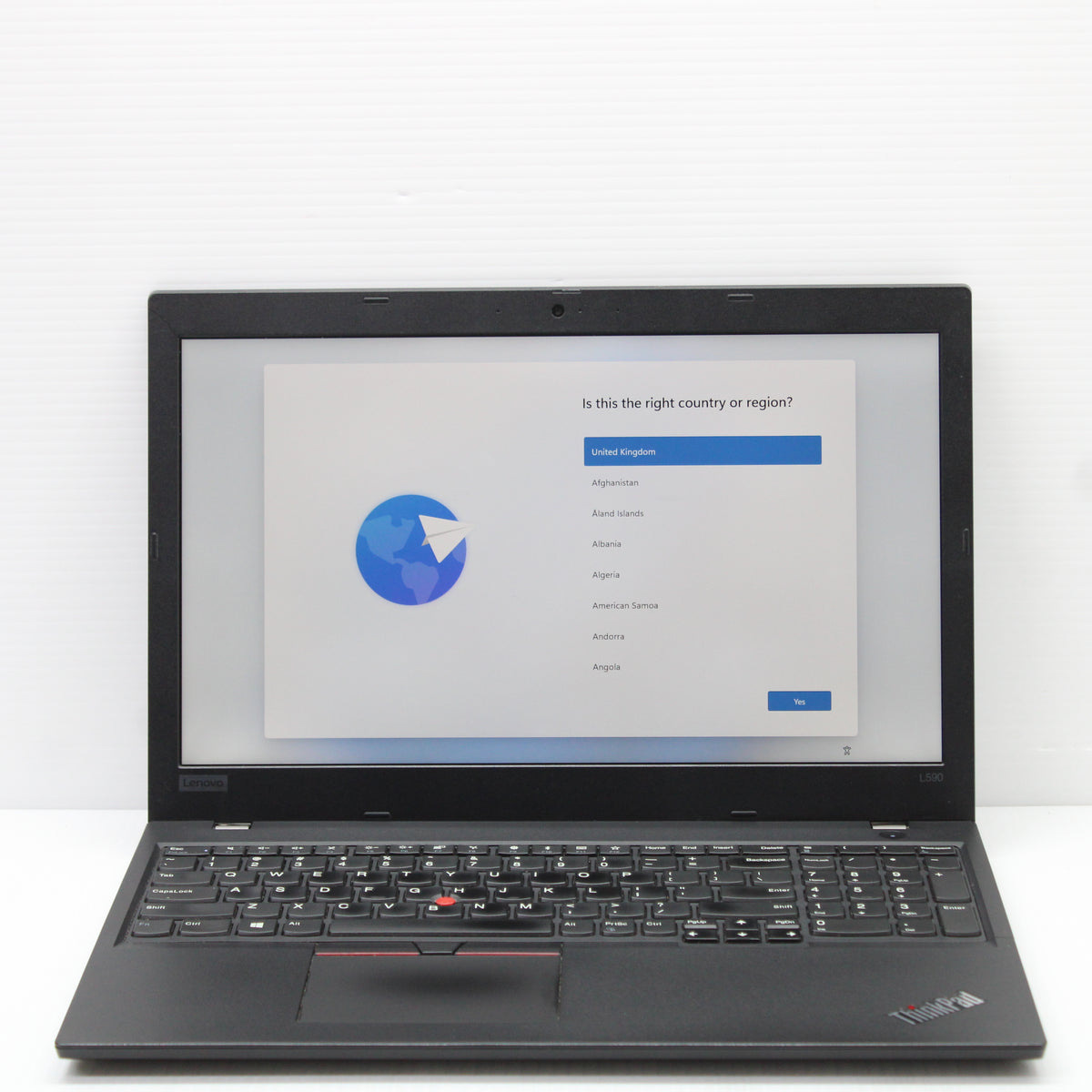 Lenovo ThinkPad i5 Laptop L590 15.6 in 8GB RAM 256GB NVMe Intel 8365U Windows 11