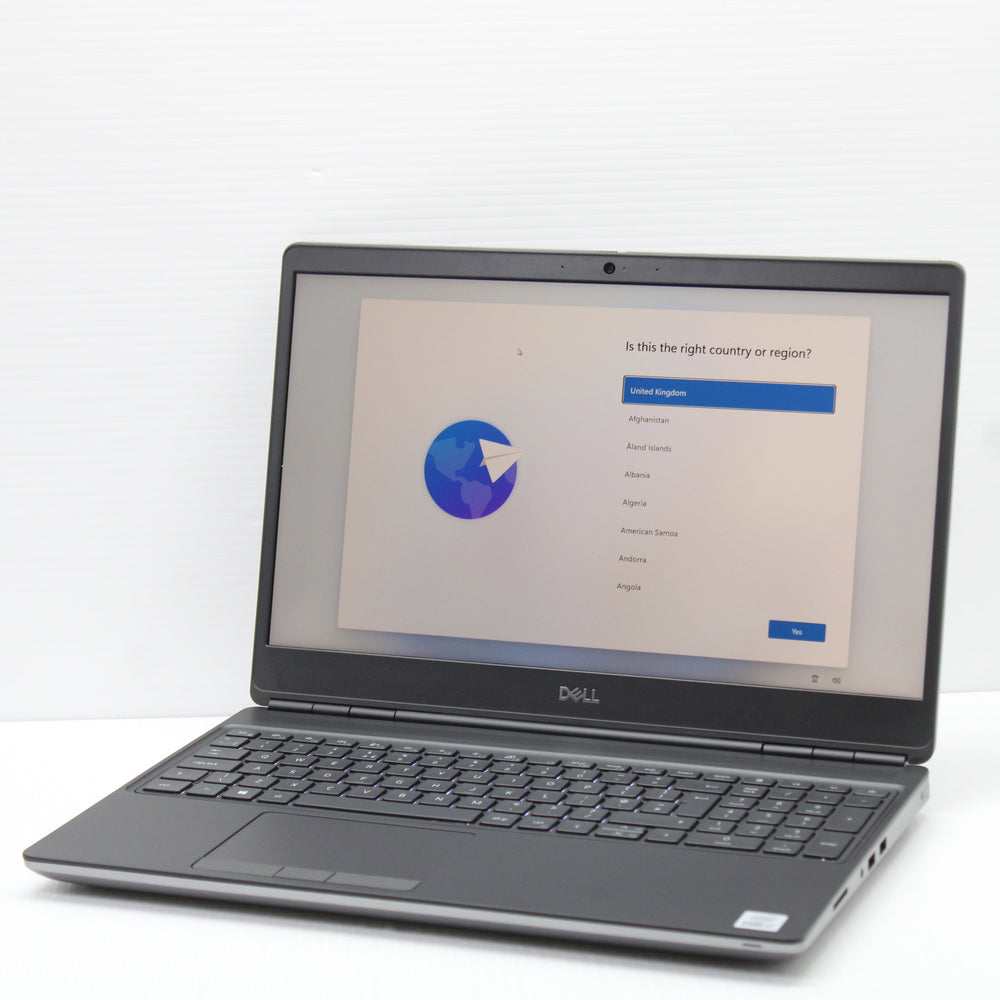 Dell Precision i7 Laptop 7550 15.6 in 16GB RAM 512GB NVMe 10750H Quadro T1000