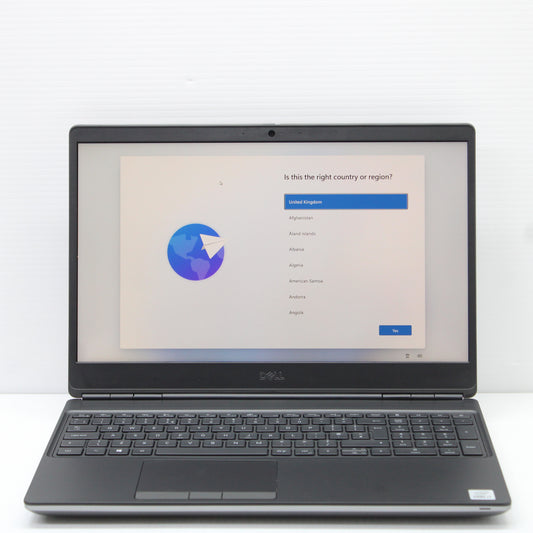 Dell Precision i7 Laptop 7550 15.6 in 16GB RAM 512GB NVMe 10750H Quadro T1000