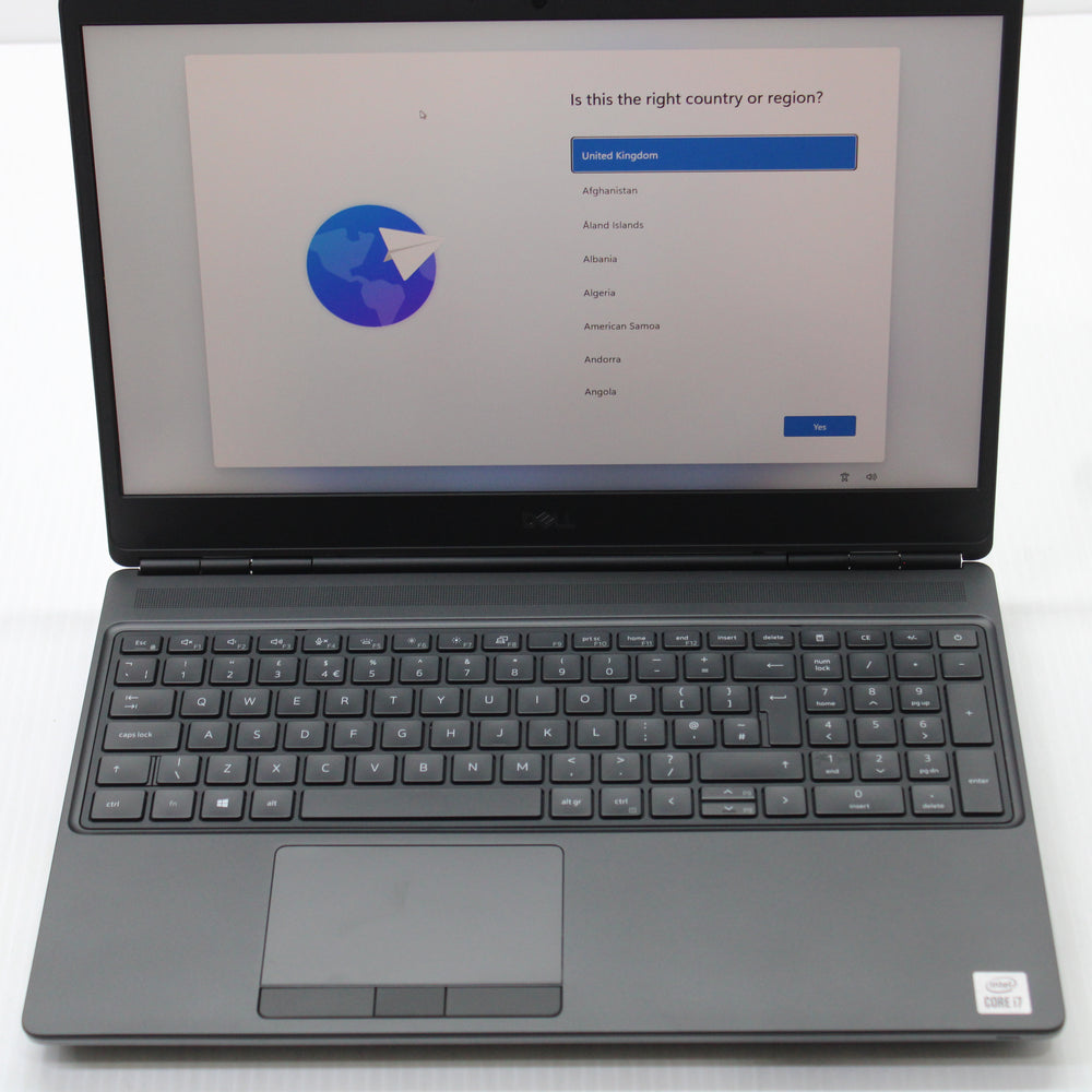 Dell Precision i7 Laptop 7550 15.6 in 16GB RAM 512GB NVMe 10750H Quadro T1000