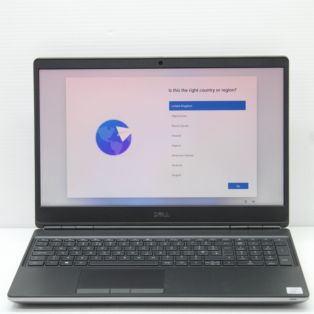 Dell Precision i7 Laptop 7550 15.6 in 16GB RAM 512GB NVMe 10750H Quadro T1000