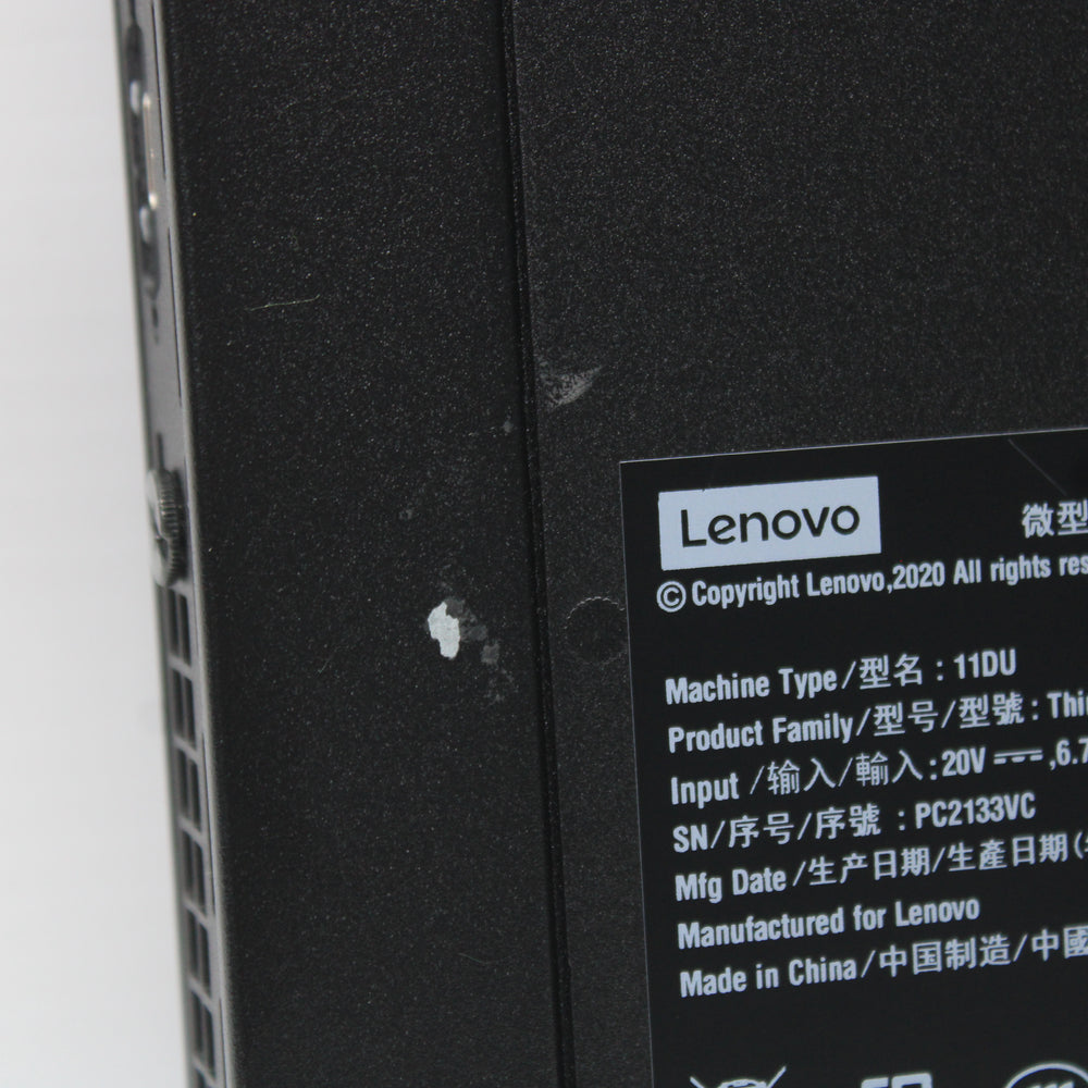 Lenovo ThinkCentre i5 Mini PC M70q 8GB RAM 256GB NVMe Intel 10500T Windows 11