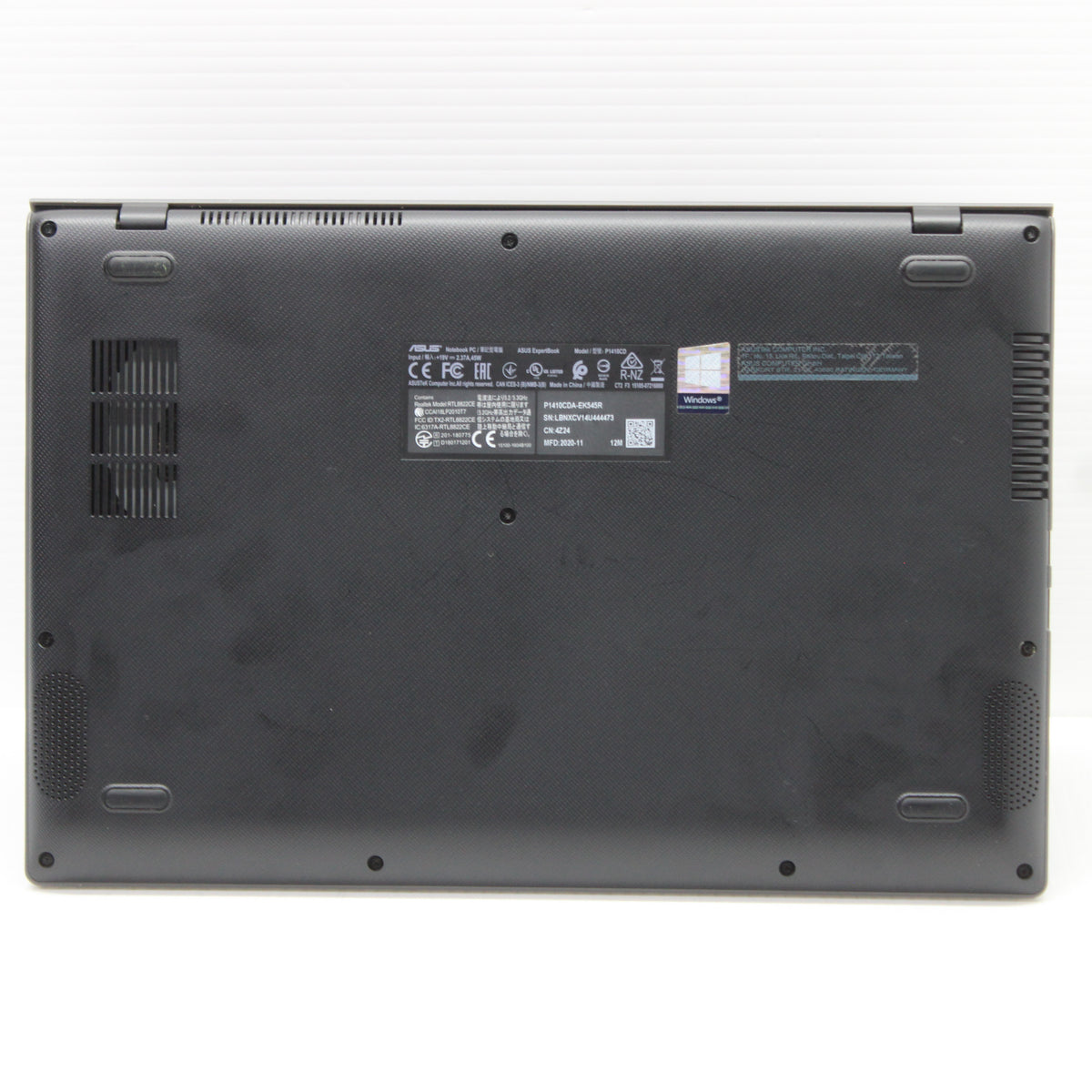 ASUS ExpertBook Ryzen 5 Laptop P1410CD 14 inch 8GB RAM 256GB NVMe SSD AMD 3500U