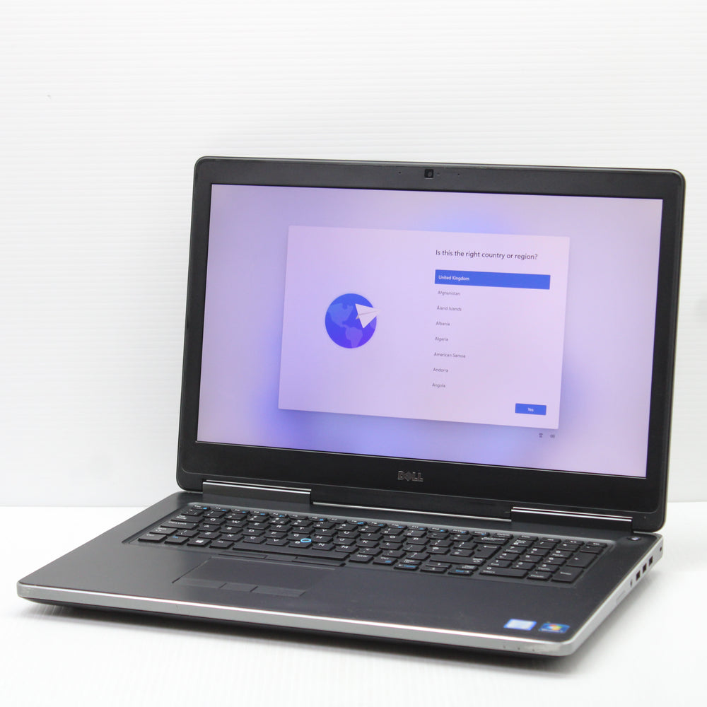 Dell Precision i7 Laptop 7710 17.3 in 16GB RAM 512GB SSD Intel 6820HQ Windows 11