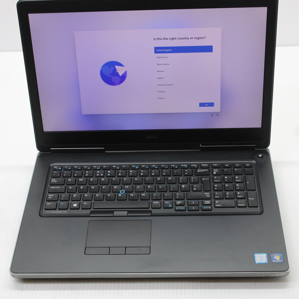 Dell Precision i7 Laptop 7710 17.3 in 16GB RAM 512GB SSD Intel 6820HQ Windows 11