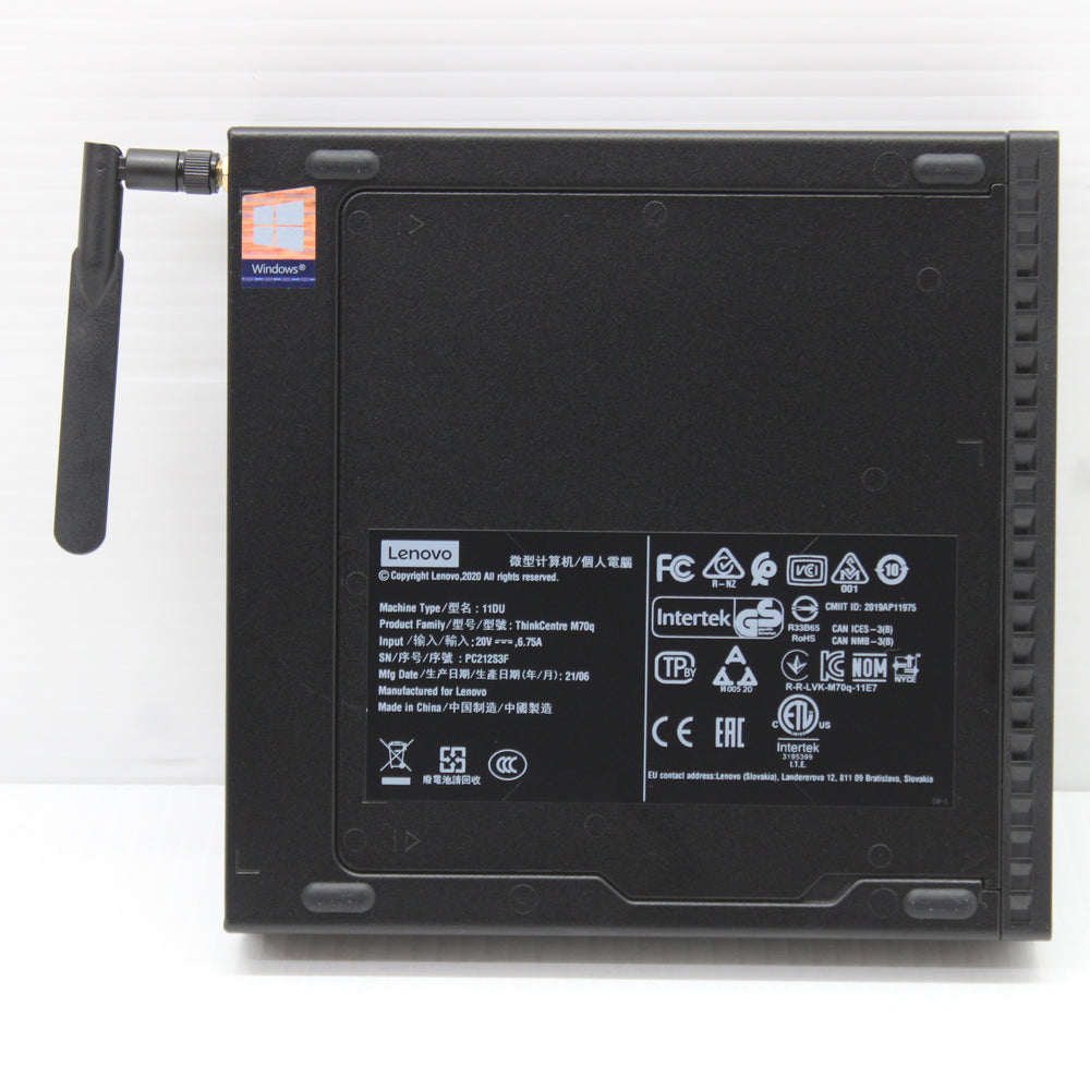 Lenovo ThinkCentre i5 Mini PC M70q 8GB RAM 256GB NVMe Intel 10500T Windows 11