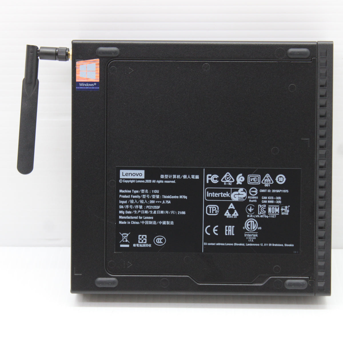 Lenovo ThinkCentre i5 Mini PC M70q 8GB RAM 256GB NVMe Intel 10500T Windows 11