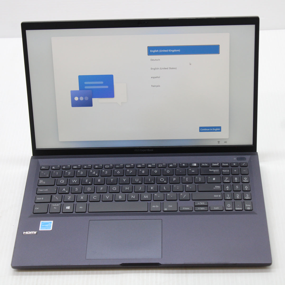 ASUS ExpertBook B1500CEAEY_B1500CEAE Laptop 15.6 inch 8GB RAM 256GB NVMe SSD i3-1115G4 WiFi Windows 11 Pro