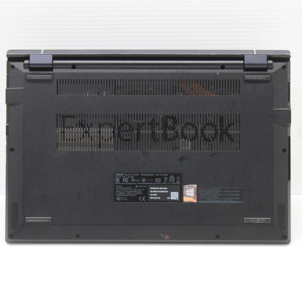 ASUS ExpertBook B1500CEAEY_B1500CEAE Laptop 15.6 inch 8GB RAM 256GB NVMe SSD i3-1115G4 WiFi Windows 11 Pro
