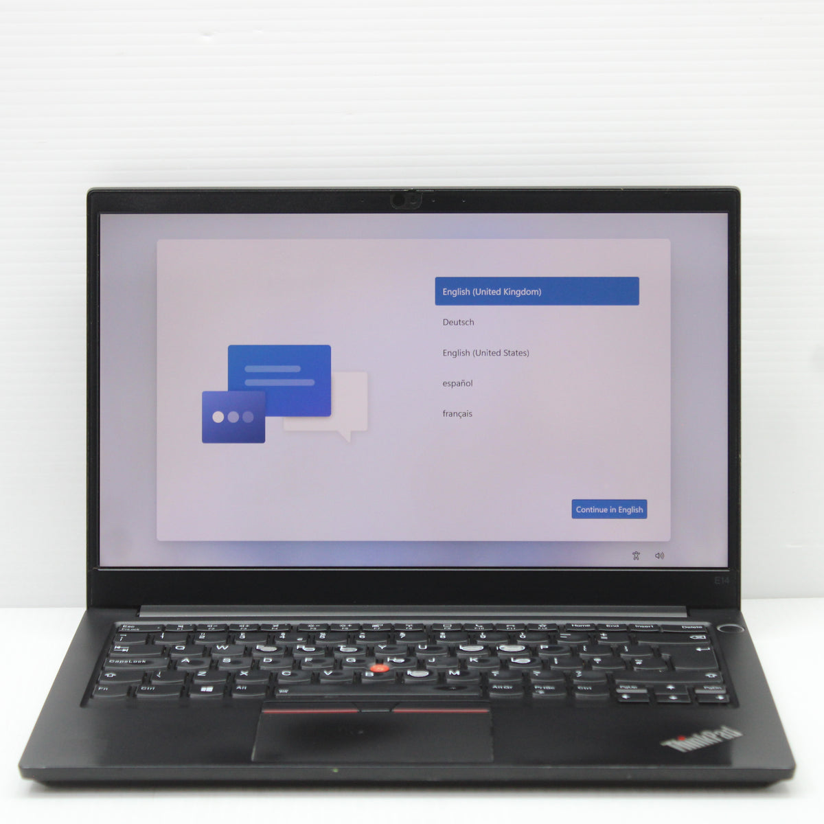 Lenovo ThinkPad i5 Laptop E14 14 in 8GB RAM 256GB NVMe Intel 1135G7 Windows 11