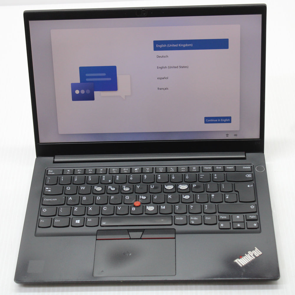 Lenovo ThinkPad i5 Laptop E14 14 in 8GB RAM 256GB NVMe Intel 1135G7 Windows 11