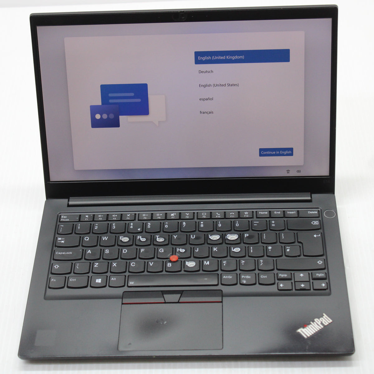 Lenovo ThinkPad i5 Laptop E14 14 in 8GB RAM 256GB NVMe Intel 1135G7 Windows 11
