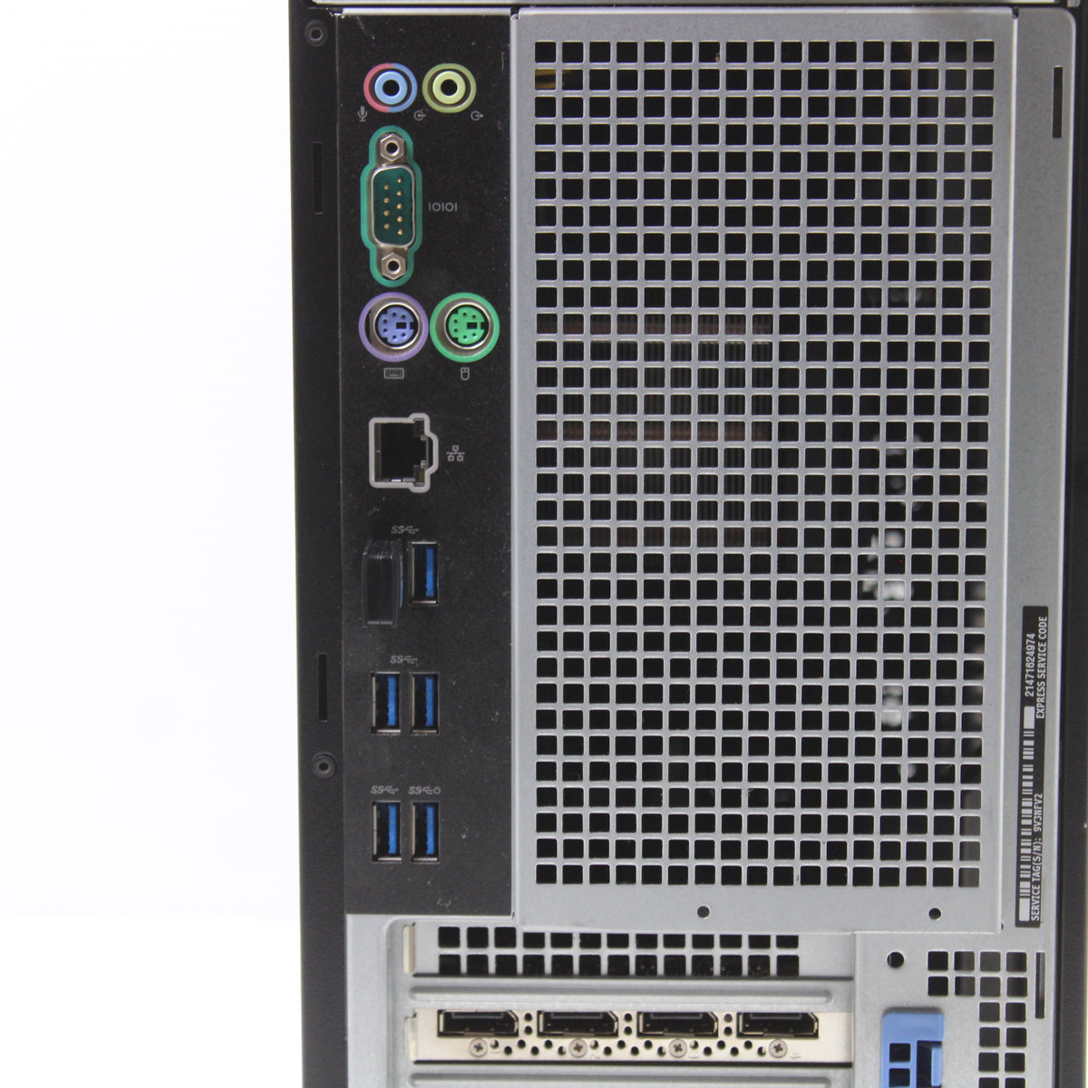 Dell Precision i7 Tower 5820 X-Series 16GB RAM 250GB SSD 7800X P2000 Quadro