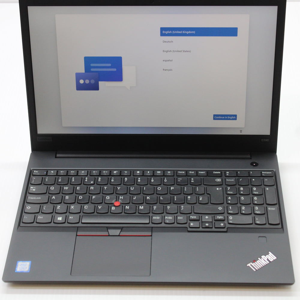 Lenovo ThinkPad i5 Laptop E590 15.6 in 8GB RAM 256GB NVMe Intel 8265U Windows 11