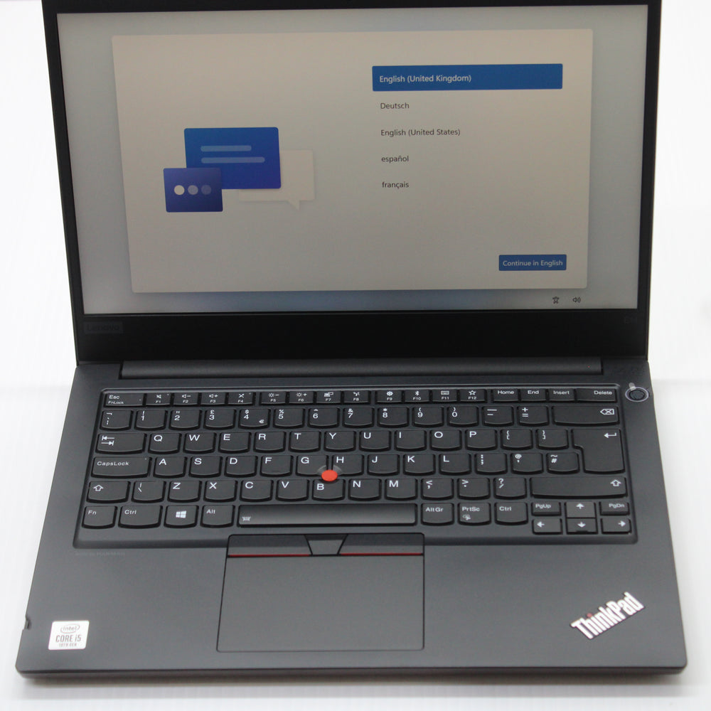 Lenovo ThinkPad i5 Laptop E14 14 in 16GB RAM 256GB NVMe Intel 10210U Windows 11