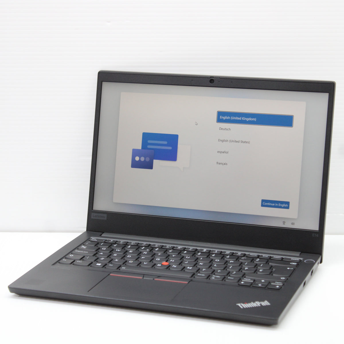 Lenovo ThinkPad i5 Laptop 14 inch E14 8GB RAM 256GB NVMe Intel 10210U Windows 11