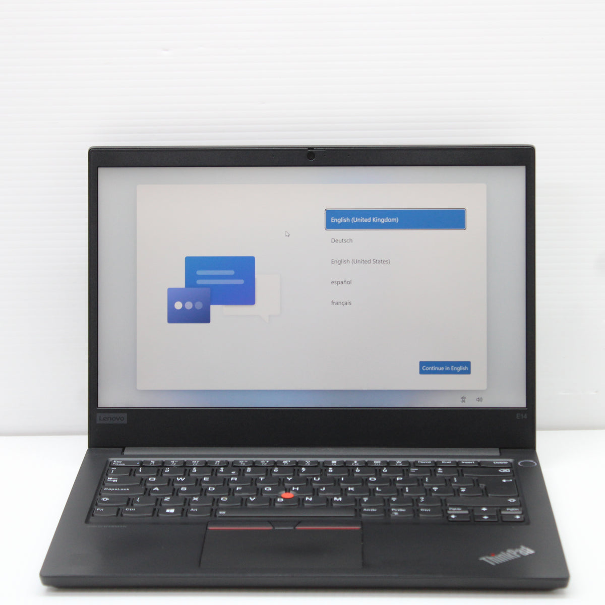 Lenovo ThinkPad i5 Laptop 14 inch E14 8GB RAM 256GB NVMe Intel 10210U Windows 11