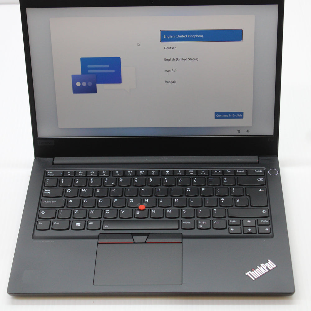 Lenovo ThinkPad i5 Laptop 14 inch E14 8GB RAM 256GB NVMe Intel 10210U Windows 11