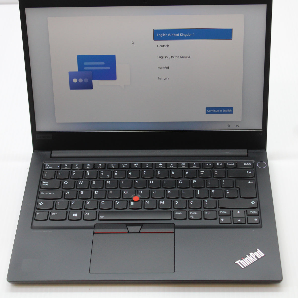 Lenovo ThinkPad i5 Laptop 14 inch E14 8GB RAM 256GB NVMe Intel 10210U Windows 11
