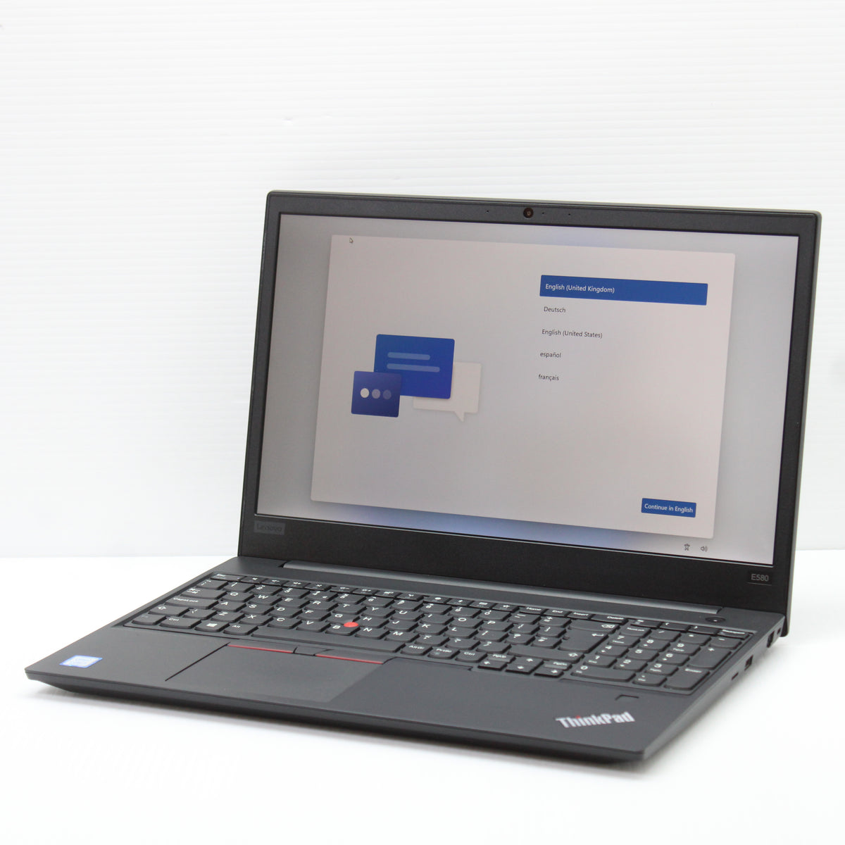 Lenovo ThinkPad i5 Laptop E580 15.6 in 8GB RAM 250GB SSD Intel 8250U Windows 11