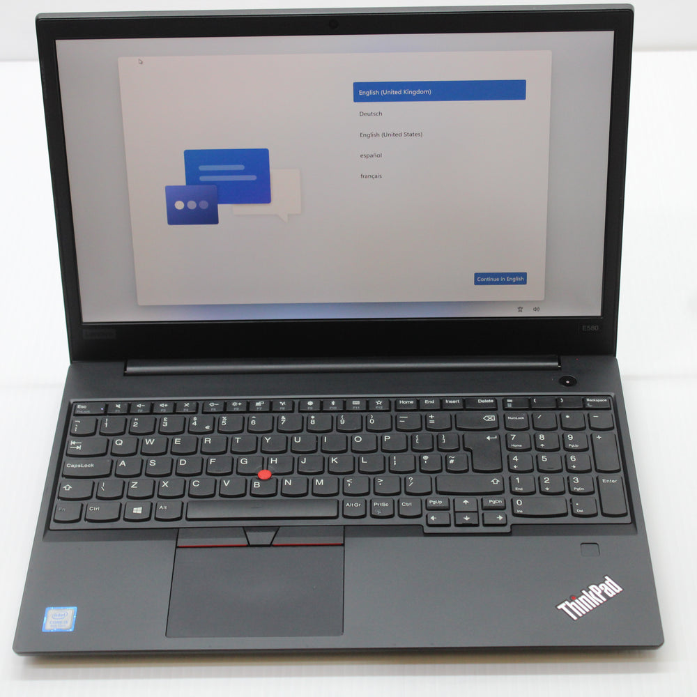 Lenovo ThinkPad i5 Laptop E580 15.6 in 8GB RAM 250GB SSD Intel 8250U Windows 11